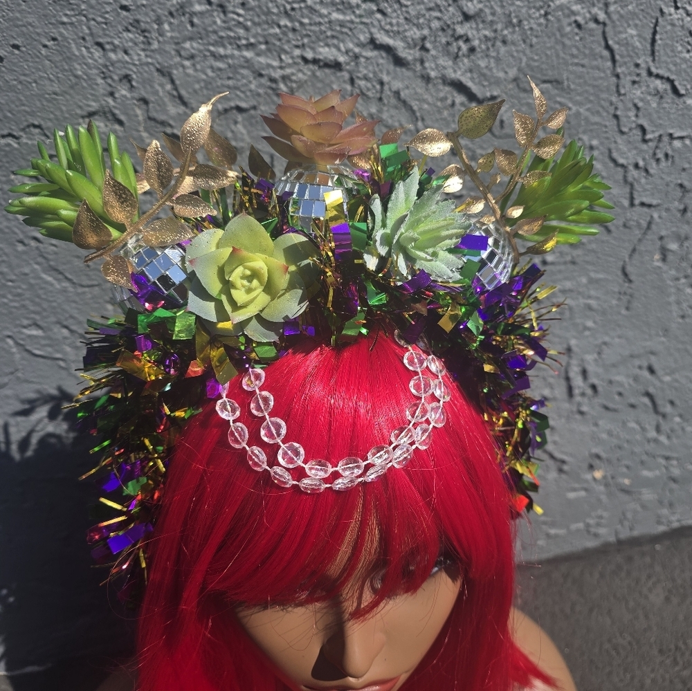 Flawed Item Price Drop Mardi Gras Headband